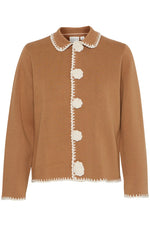 Load image into Gallery viewer, Atelier Reve Embroidered Flower Cardigan
