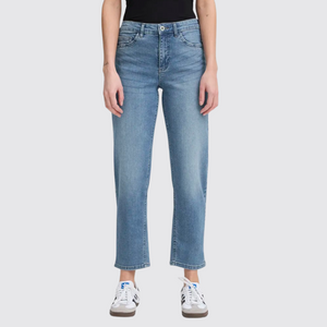 *PRE-ORDER* Ichi Raven Straight Leg Cropped Jean