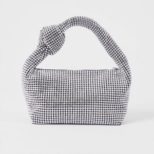 French Connection Diamante Knot Bag