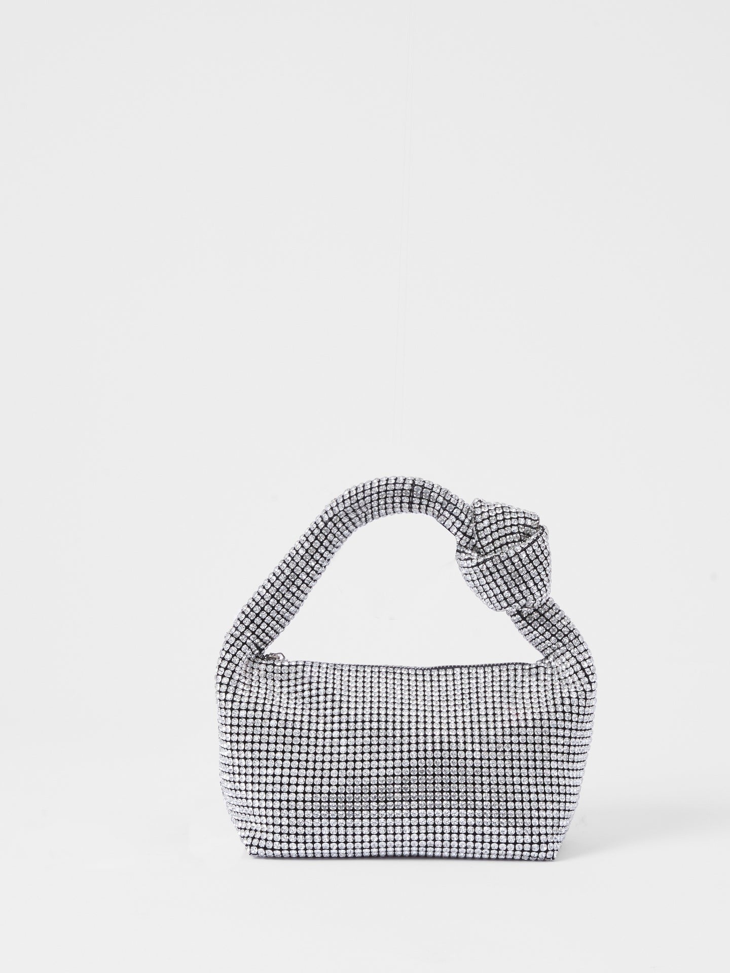 French Connection Diamante Knot Bag