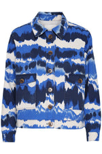 Load image into Gallery viewer, Atelier Reve Tie-dye Denim Jacket
