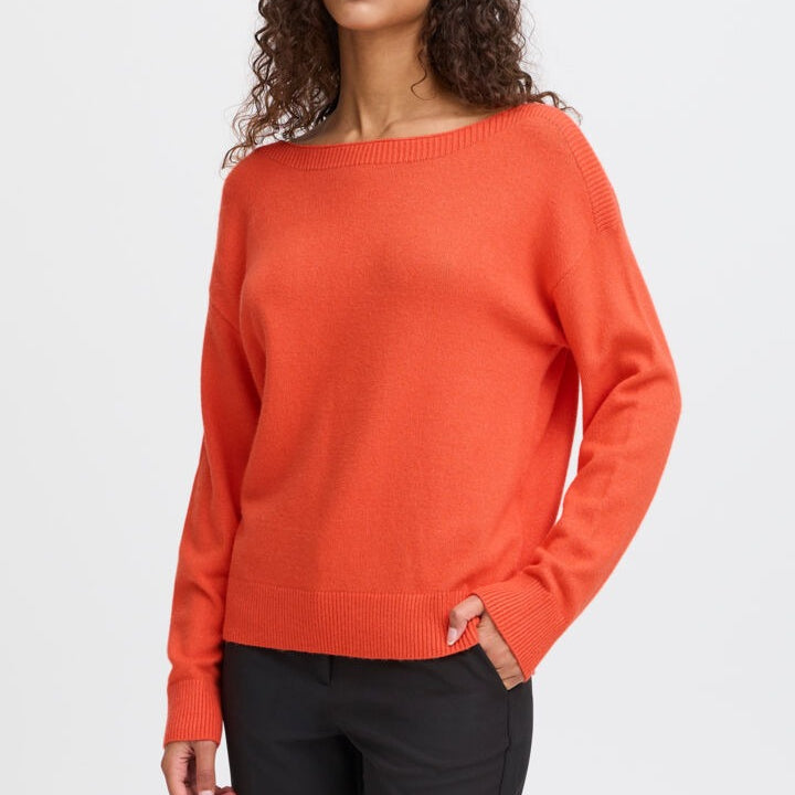 Ichi Boat Neck Jumper