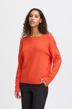 Load image into Gallery viewer, Ichi Boat Neck Jumper
