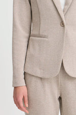 Load image into Gallery viewer, Ichi Kate Jacquard Regular Fit Blazer
