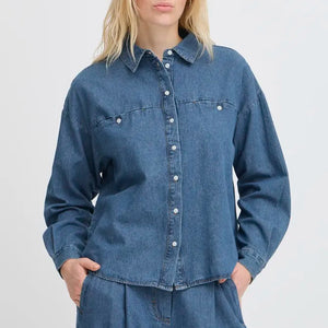 Ichi Denim Shirt Oversized Fit