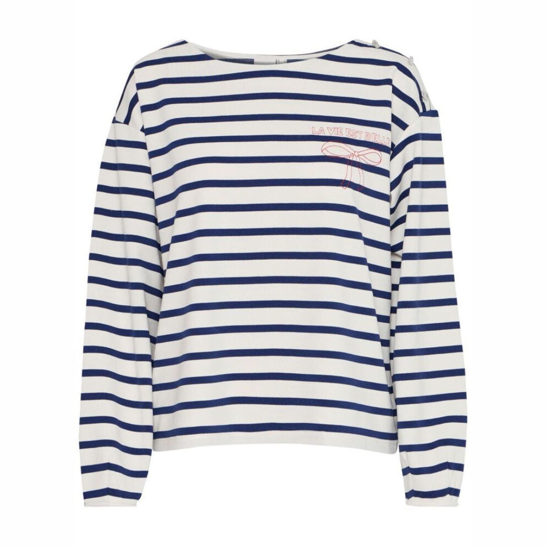 Ichi Stripe Sweatshirt