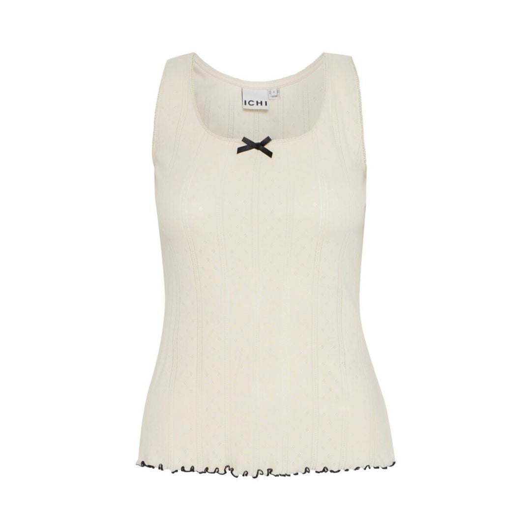 Ichi Bow Slim Fit Vest Top