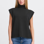 Load image into Gallery viewer, Ichi Turtleneck Sleeveless Top
