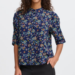 Ichi Floral Blouse