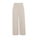 Load image into Gallery viewer, Ichi Jacquard Cropped Wide Leg Trousers
