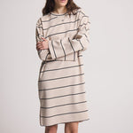 Load image into Gallery viewer, Ichi Jeresy Striped Dress
