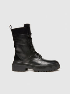 Sisley Leather Lace Up Boots