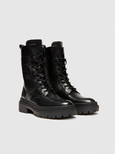 Sisley Leather Lace Up Boots