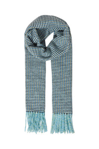 Ichi Check Tassel Scarf