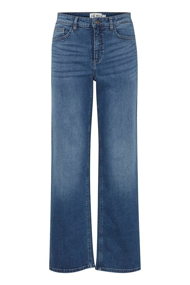 Ichi Twiggy Straight Long Denim Jeans