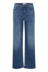 Ichi Twiggy Straight Long Denim Jeans