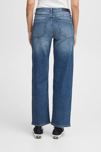 Ichi Twiggy Straight Long Denim Jeans