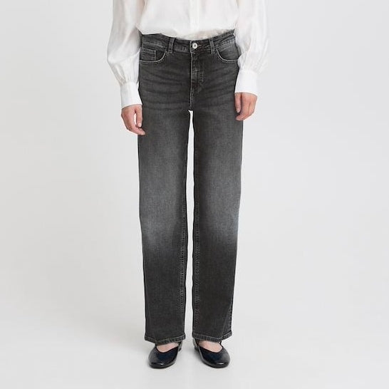 Ichi Twiggy Straight Long Denim Jeans