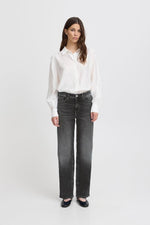 Load image into Gallery viewer, Ichi Twiggy Straight Long Denim Jeans
