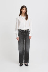 Ichi Twiggy Straight Long Denim Jeans