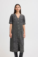 Load image into Gallery viewer, Ichi Midi Denim Dress
