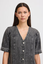 Load image into Gallery viewer, Ichi Midi Denim Dress
