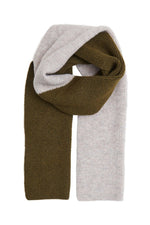 Load image into Gallery viewer, Ichi Colour Blocked Ribbed Knit Scarf
