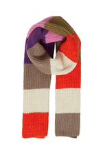 Load image into Gallery viewer, Ichi Ribbed Stripe Scarf
