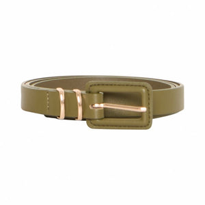 Ichi Skinny Belt With Gold Hardware