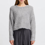 Load image into Gallery viewer, Ichi Tinsel Knitted Jumper
