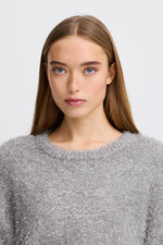 Load image into Gallery viewer, Ichi Tinsel Knitted Jumper
