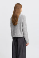 Load image into Gallery viewer, Ichi Tinsel Knitted Jumper
