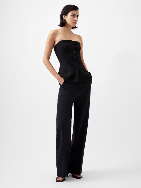 French Connection Harrie Suiting Strapless Top