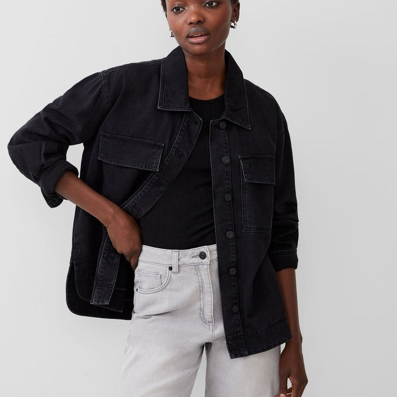 French Connection Denver Denim Oversized Shirt