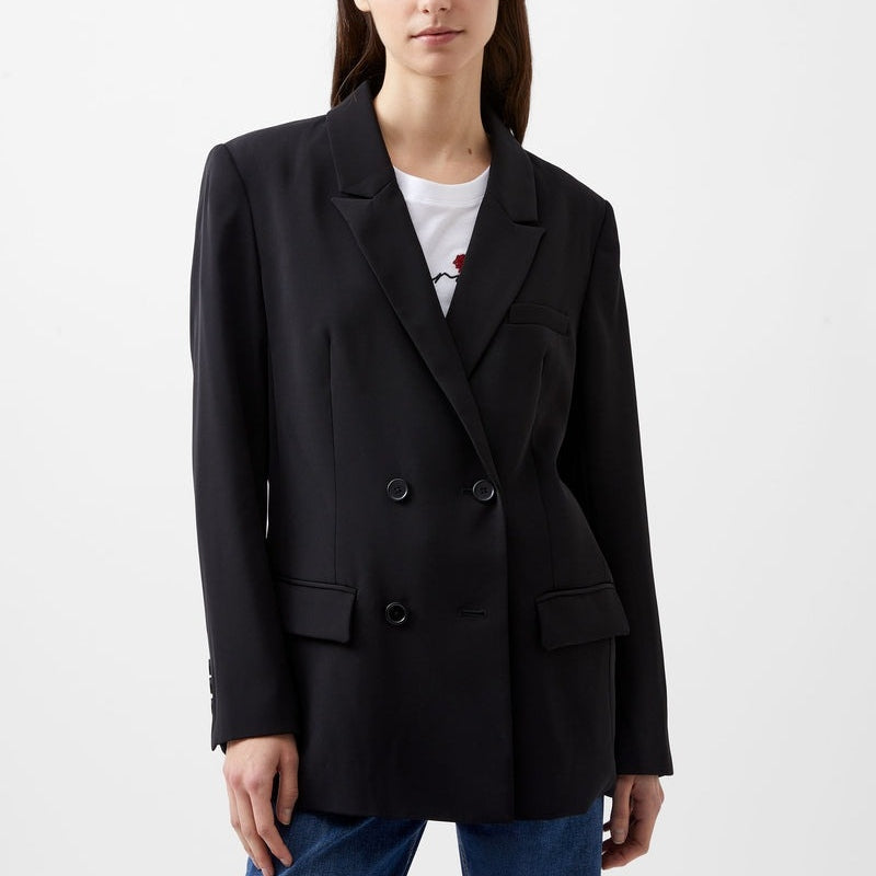 French Connection Harrie Suiting Double Breasted Blazer