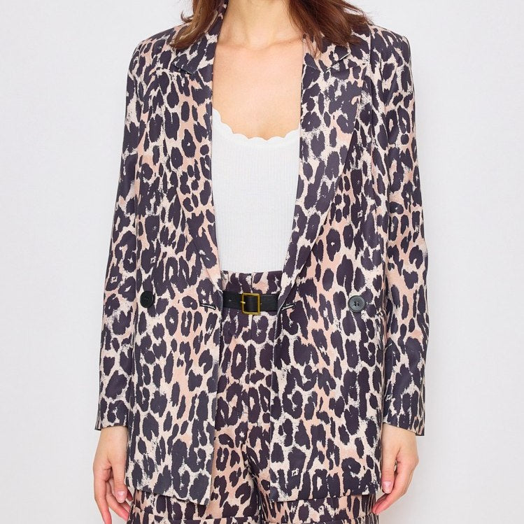 Leopard  Blazer