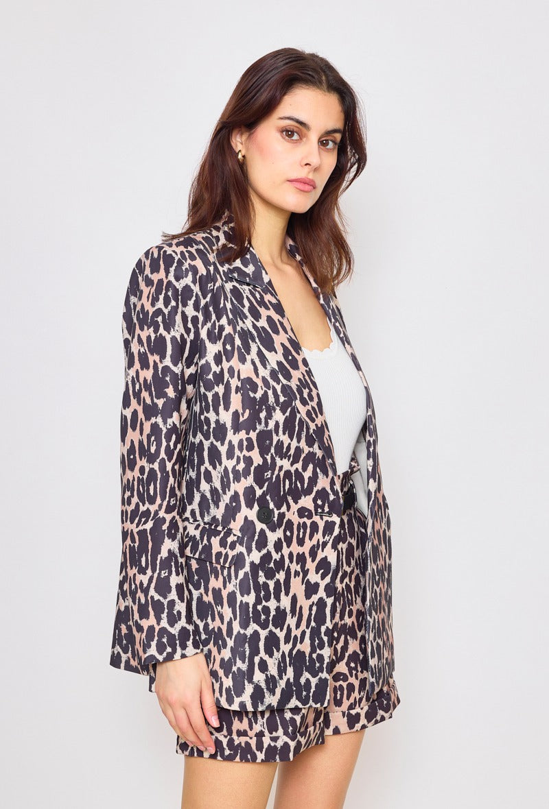 Leopard  Blazer