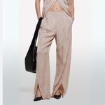 Load image into Gallery viewer, Sisley Jacquard Satin Trousers
