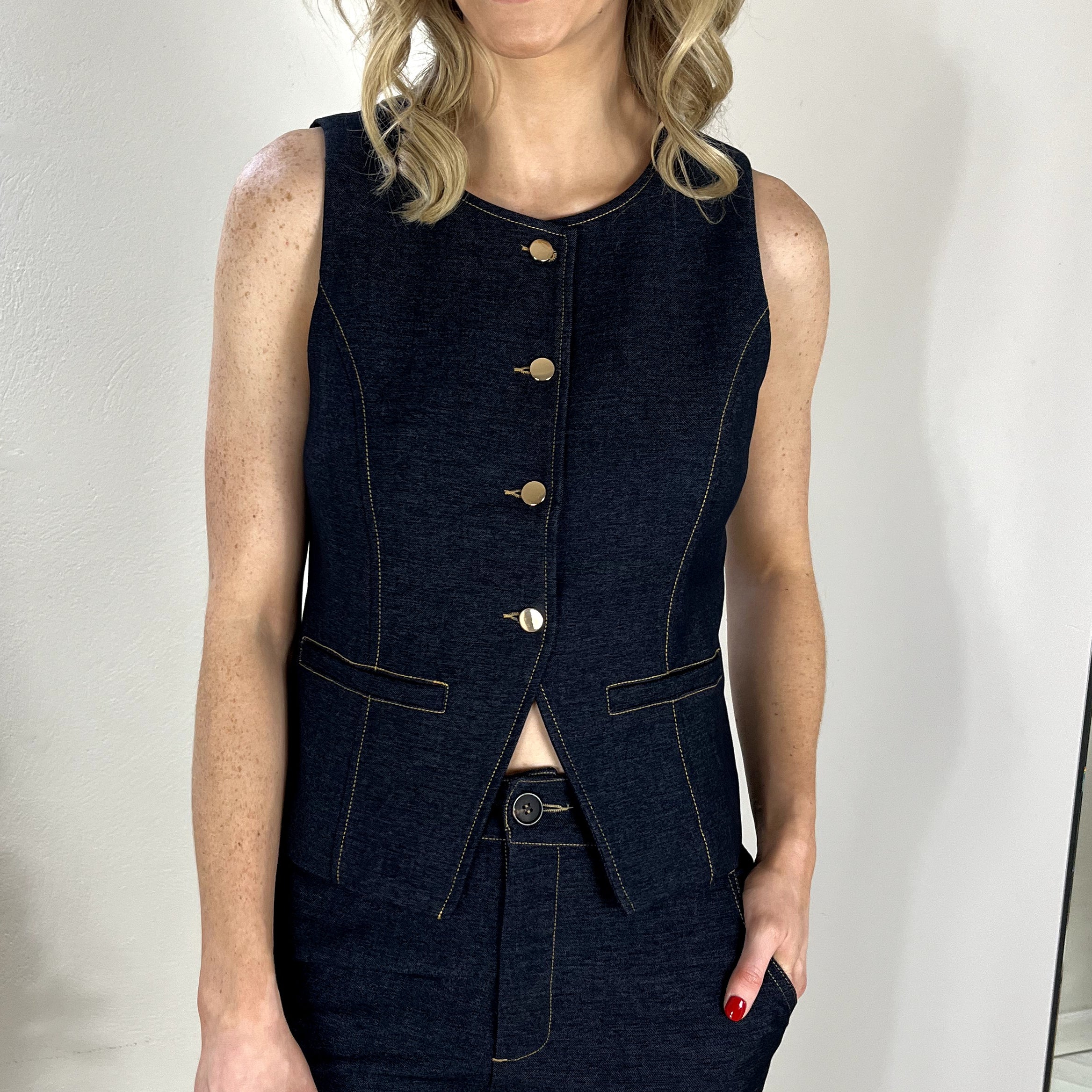 Denim Waistcoat