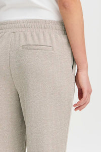 Ichi Kate Jacquard Tapered Trousers