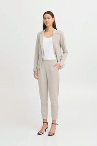 Ichi Kate Jacquard Tapered Trousers