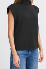 Load image into Gallery viewer, Ichi Turtleneck Sleeveless Top
