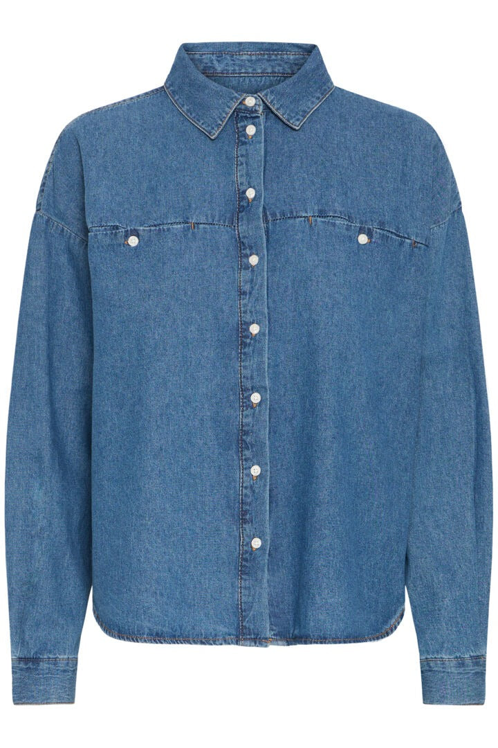 Ichi Denim Shirt Oversized Fit