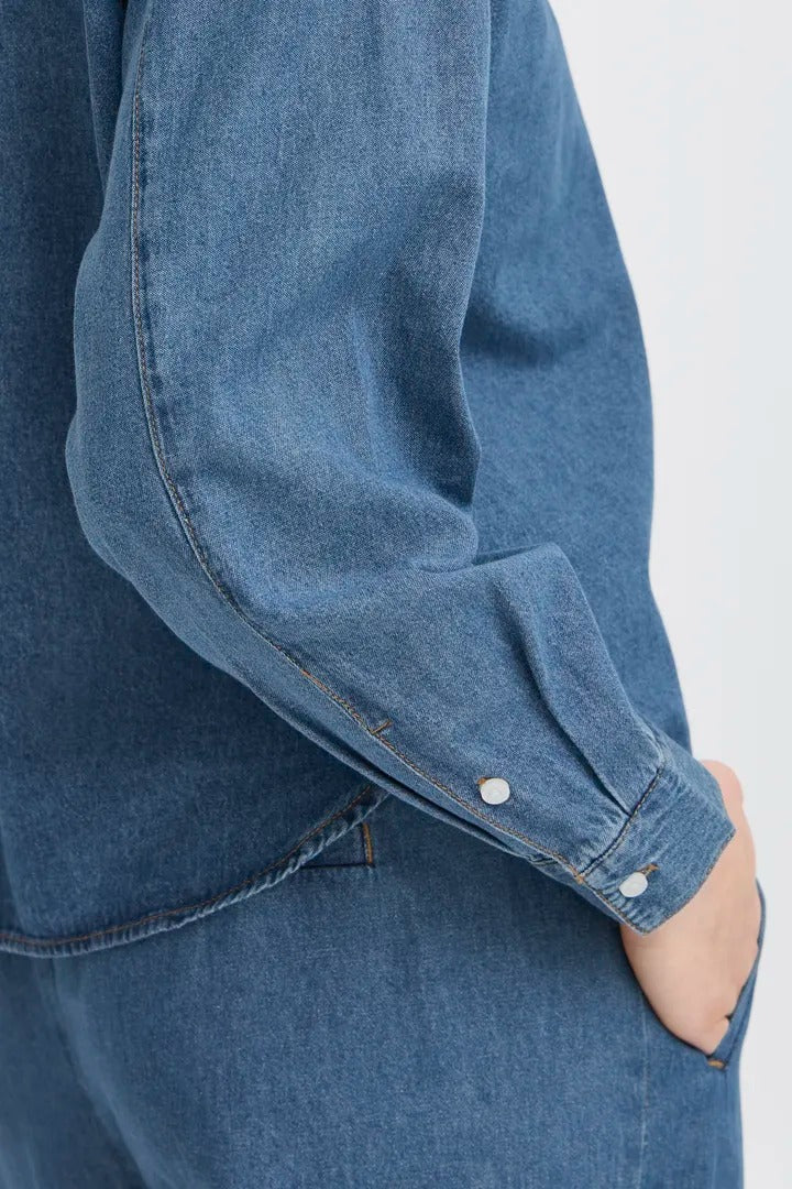 Ichi Denim Shirt Oversized Fit