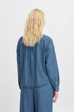 Load image into Gallery viewer, Ichi Denim Shirt Oversized Fit
