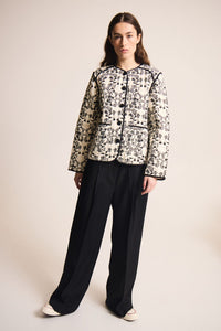 Ichi Quilted Pattern Jacket