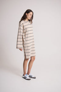 Ichi Jeresy Striped Dress