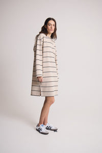 Ichi Jeresy Striped Dress