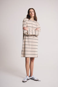 Ichi Jeresy Striped Dress