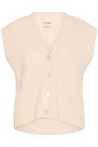 Ichi Buttoned Knitted Vest